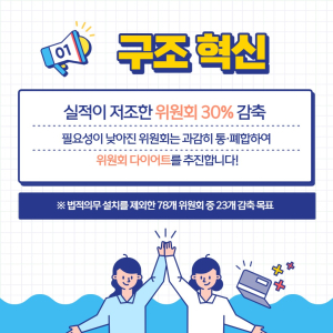 구미시 산하위원회 대폭 정비…30% 감축