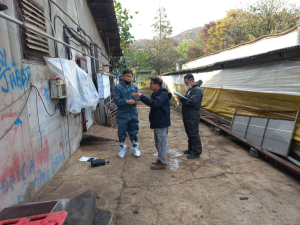 군위군, 축산악취 저감 T/F팀 축산악취 컨설팅 실시