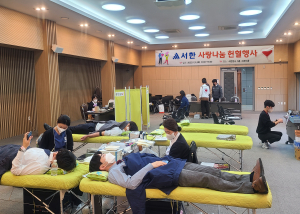 ㈜서한, 사랑의 릴레이 헌혈 캠페인 동참