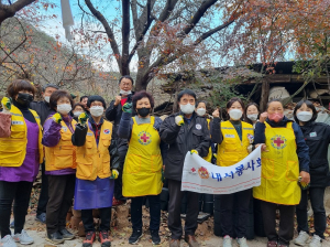 상주 내서면 적십자봉사회, 사랑의 연탄 배달