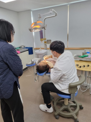 포항, 면지역 노인장기요양시설 이용 어르신 구강관리 서비스 제공