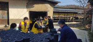 상주시 공성면 적십자봉사회, 사랑의 연탄 나눔
