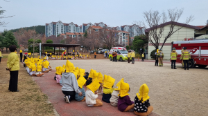포항교육청, 재난대응 유치원 현장훈련