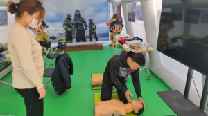 포항 북구청-포항북부소방서,심폐소생술 체험관 운영
