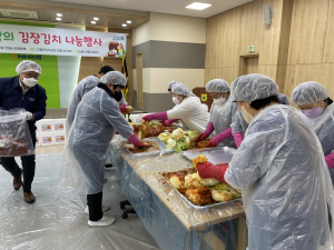 농협중앙회 안동시지부, 김장김치 전달