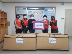 대구 동구 희망나눔봉사단, 취약계층 전기매트 후원