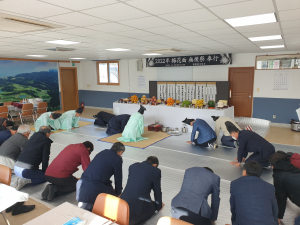 울진 매화면 무후제 봉행…고인 19명 추모