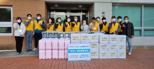 화성산업 화성자원봉사단, 양로원 물품전달ㆍ봉사활동