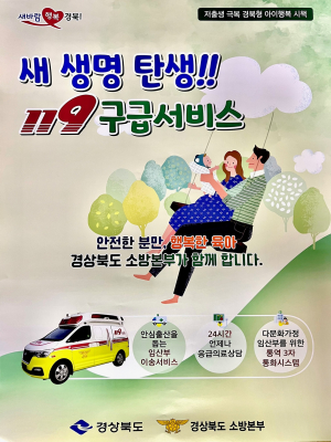 포항남부소방서, 새 생명 탄생 119구급서비스 홍보
