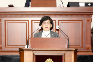 한순희 경주시의원, 도시바람길숲 조성 재검토 촉구