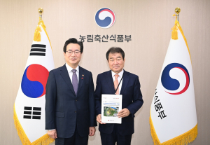 김충섭 김천시장, 농림부 장관 만나 국비 지원 건의
