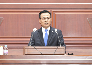 임동규 의원 “김천 신음근린공원 공사근본 문제 해결해야”