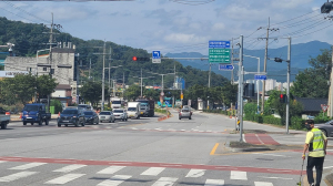 상주 도심 주요도로 신호등 연동화 개선