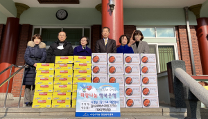 수성4가동 시경심인당, 이웃돕기 성품 전달