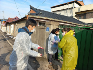 상주교육지원청 청솔봉사단, 연탄 2500장 기탁