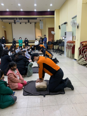 포항시, 아동보호시설 합동 소방훈련