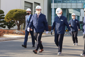 황주호 한수원 사장, 월성본부 방문 점검