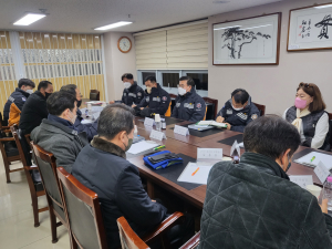 우상호 신임 중부소방서장, 서문시장 현장지도 방문 간담회