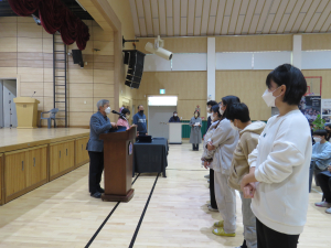 울진초, 준산장학회 졸업 장학금 수여식
