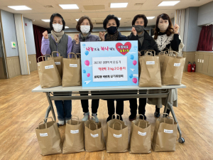 바르게살기운동 대구 효목2동위원회, 새해맞이 떡국떡 20봉 전달
