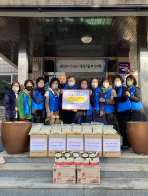 상주시 화서면 바르게살기위원회, 떡국떡 나눔