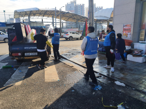 포항시 북구청, 죽도어시장 환경정화활동
