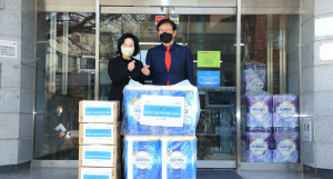 김대권 수성구청장ㆍ간부공무원, 설맞이 사회복지시설 위문