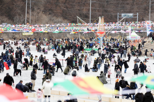 안동시 암산얼음축제 이틀간 10만명 성황