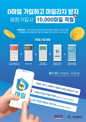 소상공인 지원 나선 ‘대구 마일리지 플랫폼’