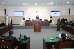 의성군의회 임시회 개회…조례안 등 안건 심사