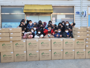 ㈜이지네트웍스, 칠곡군 석적지역아동센터 PC 기증
