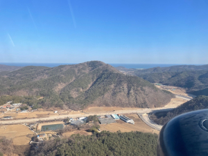 헬기 타고 포항 전역 돌며 피해 고사목 찾기