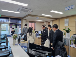 최우진 상주시 부시장, 북문동 현안사항 청취