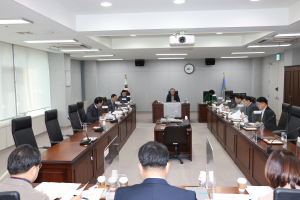 포항시의회 운영위원회,  의회사무국 주요업무보고 청취