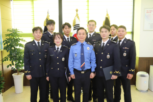 울진해양경찰서, 경찰관 승진 임용식 개최