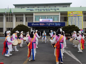 포항시 오천읍 풍물단, 정월대보름 지신밟기