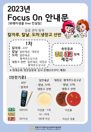 포항시 I 어린이급식관리지원센터, 식중독 예방 무료컨설팅