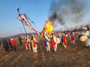 의성군 비안면 사회단체, 달집 태우기 행사