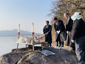 상주시 중동면 죽암1리, 대바위 나루터 뱃고사 봉행