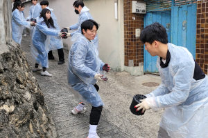 육상 단거리 국가대표 후보선수단, 예천서 연탄 나눔 ‘구슬땀’