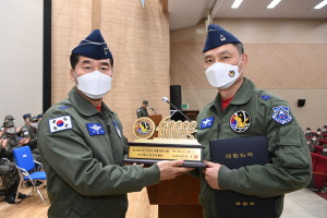 공군 11전비, 비행단 6만 시간 무사고 비행안전 시상식