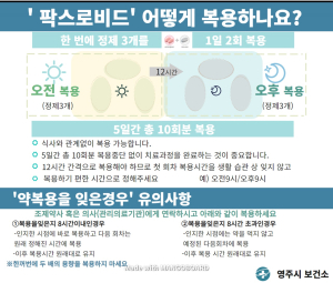 영주, 코로나 먹는 치료제 처방 홍보 강화