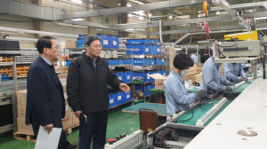 대구조달청장, 혁신시제품 지정업체 에이펙스인텍(주) 현장 방문