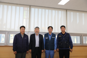 김동명 한국노동조합총연맹 위원장, 포스코노동조합 방문
