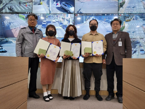 상주경찰서, 상주 CCTV통합관제센터 관제요원 3명 감사장 수여