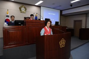 박점숙 상주시의원 5분 자유발언…“맞춤형 정책 투입으로 인구소멸 위기 극복”