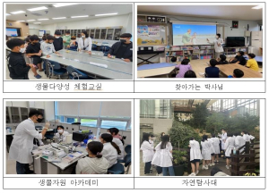 상주국립낙동강생물자원관, 생물다양성 체험교육 참가자 모집