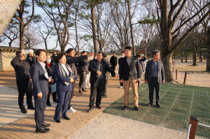 경주시의회 문화도시위원회, 대릉원 개방사업 현장 점검