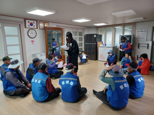 울진군 평해읍, 어르신 대상 산불예방 현장교육