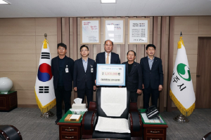 대한전문건설 상주시협의회, 지역인재육성 장학금 200만원 기탁